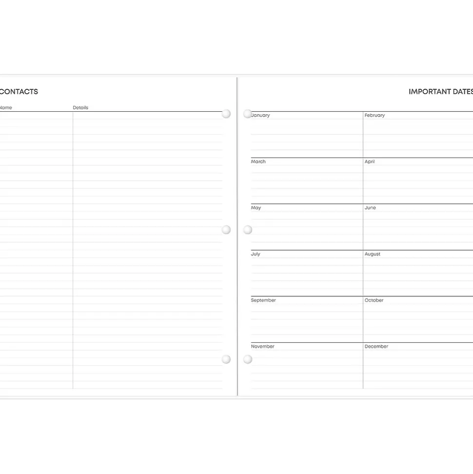 2025 Blue Sky Effine 8.5" x 11" Monthly Planner, Plastic Cover, Green (147940)