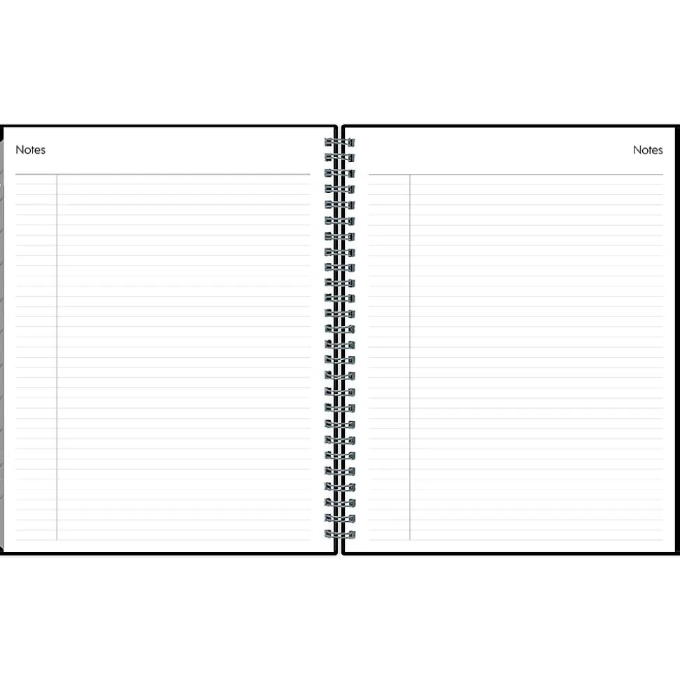2024-2025 Blue Sky Enterprise 7" x 9" Academic Weekly & Monthly Planner, Plastic Cover, Black (131982-A25)