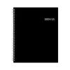 2024-2025 Blue Sky Enterprise 8.5" x 11" Academic Weekly & Monthly Planner, Plastic Cover, Black (130609-A25)