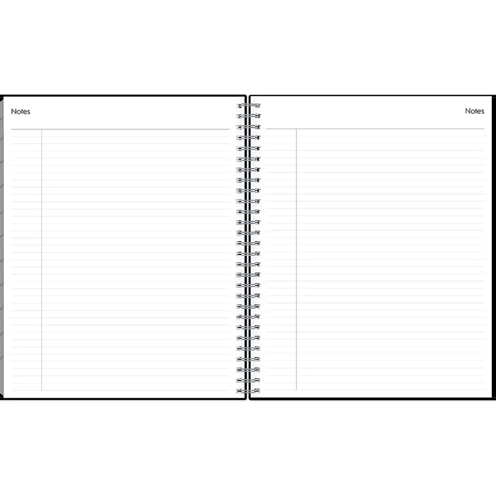 2025 Blue Sky Enterprise 8" x 10" Monthly Planner, Plastic Cover, Black (131794-25)