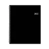 2025 Blue Sky Enterprise 8.5" x 11" Weekly & Monthly Planner, Plastic Cover, Black (111288-25)