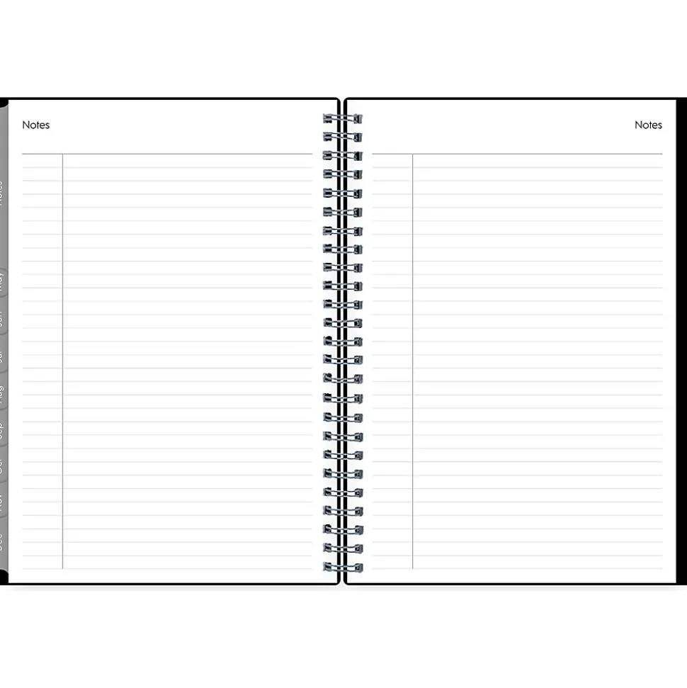 2025 Blue Sky Enterprise 5.88" x 8.63" Weekly & Monthly Planner, Plastic Cover, Black (131793-25)