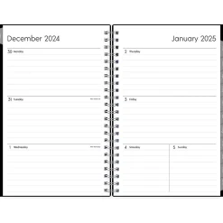 2025 Blue Sky Enterprise 5" x 8" Weekly & Monthly Planner, Plastic Cover, Black (111291-25)