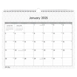 2025 Blue Sky Enterprise 15" x 12" Monthly Wall Calendar, White/Gray (111292-25)