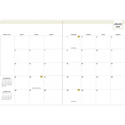 2025 Blue Sky Felicity 8.5" x 11" Monthly Planner, Plastic Cover, Multicolor (152227)