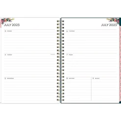 2023-2024 Blue Sky Greta 6.44" x 8.88" Academic Weekly & Monthly Planner, Multicolor (142332)