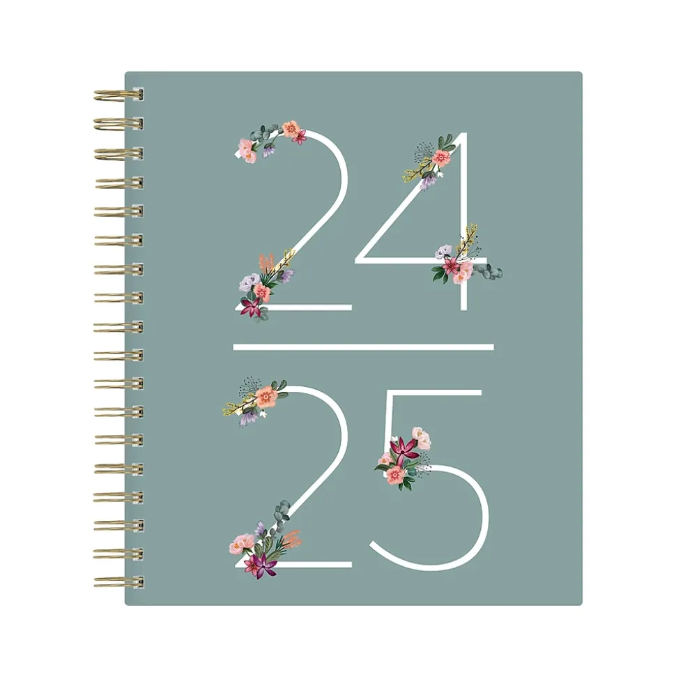 2024-2025 Blue Sky Greta 8" x 10" Academic Daily & Monthly Planner, Multicolor (146839)