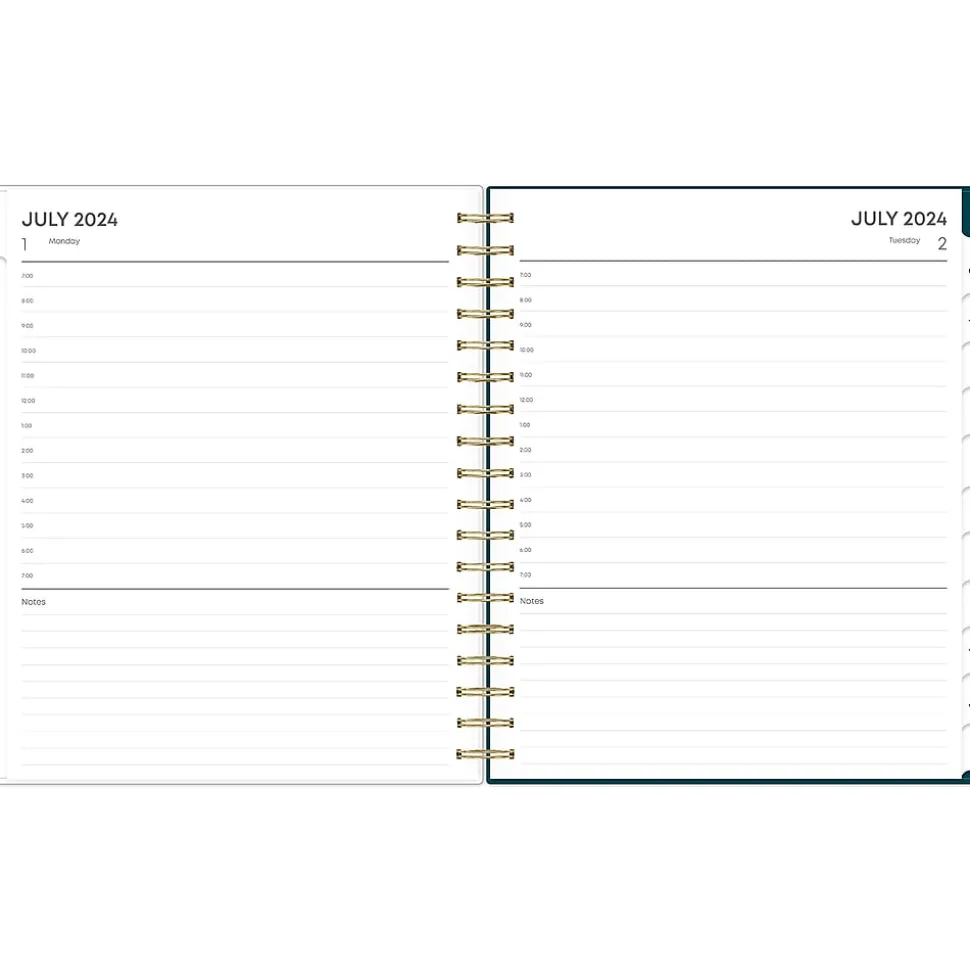 2024-2025 Blue Sky Greta 8" x 10" Academic Daily & Monthly Planner, Multicolor (146839)