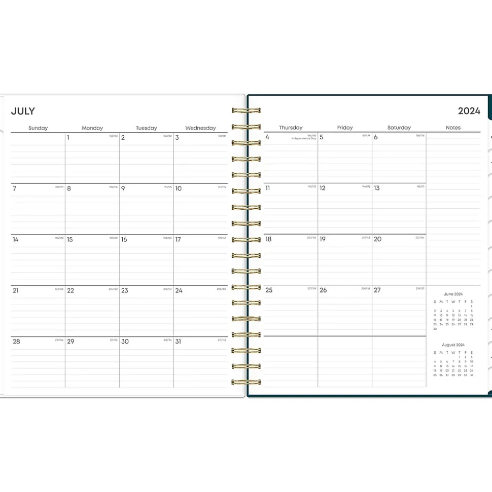 2024-2025 Blue Sky Greta 8" x 10" Academic Daily & Monthly Planner, Multicolor (146839)