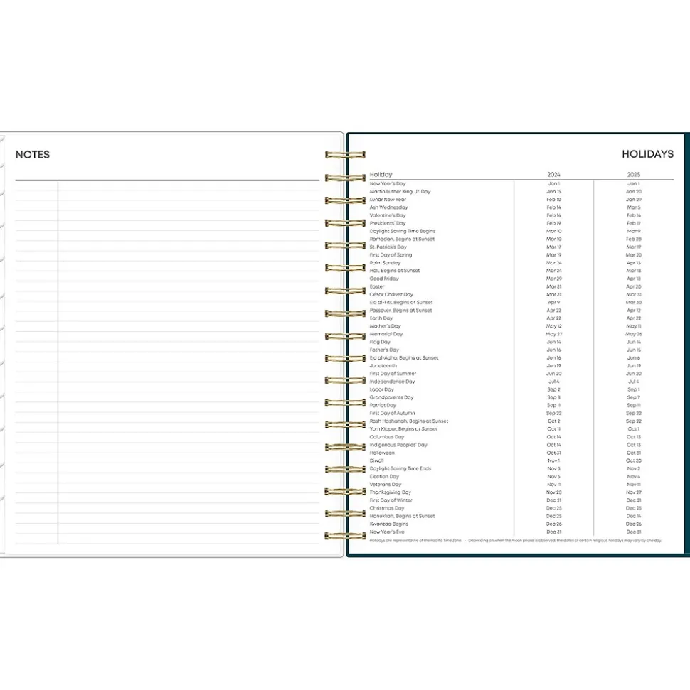 2024-2025 Blue Sky Greta 8" x 10" Academic Daily & Monthly Planner, Multicolor (146839)