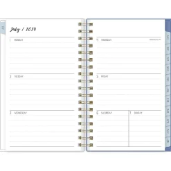 2024-2026 Blue Sky Ivory Paper Co Julieanne 3.63" x 6.13" Academic Weekly & Monthly Planner, Plastic Cover, Multicolor