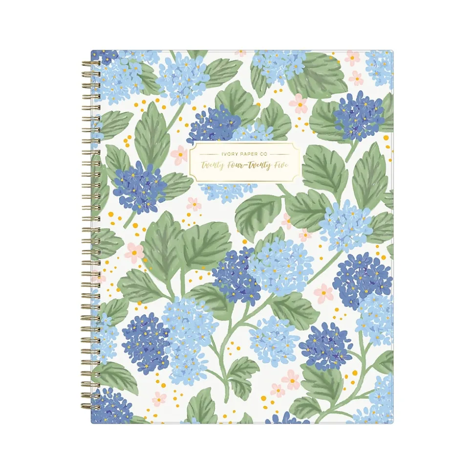 2024-2025 Blue Sky Ivory Paper Co Julieanne 8.5" x 11" Academic Weekly & Monthly Planner, Plastic Cover, Multicolor (146880)