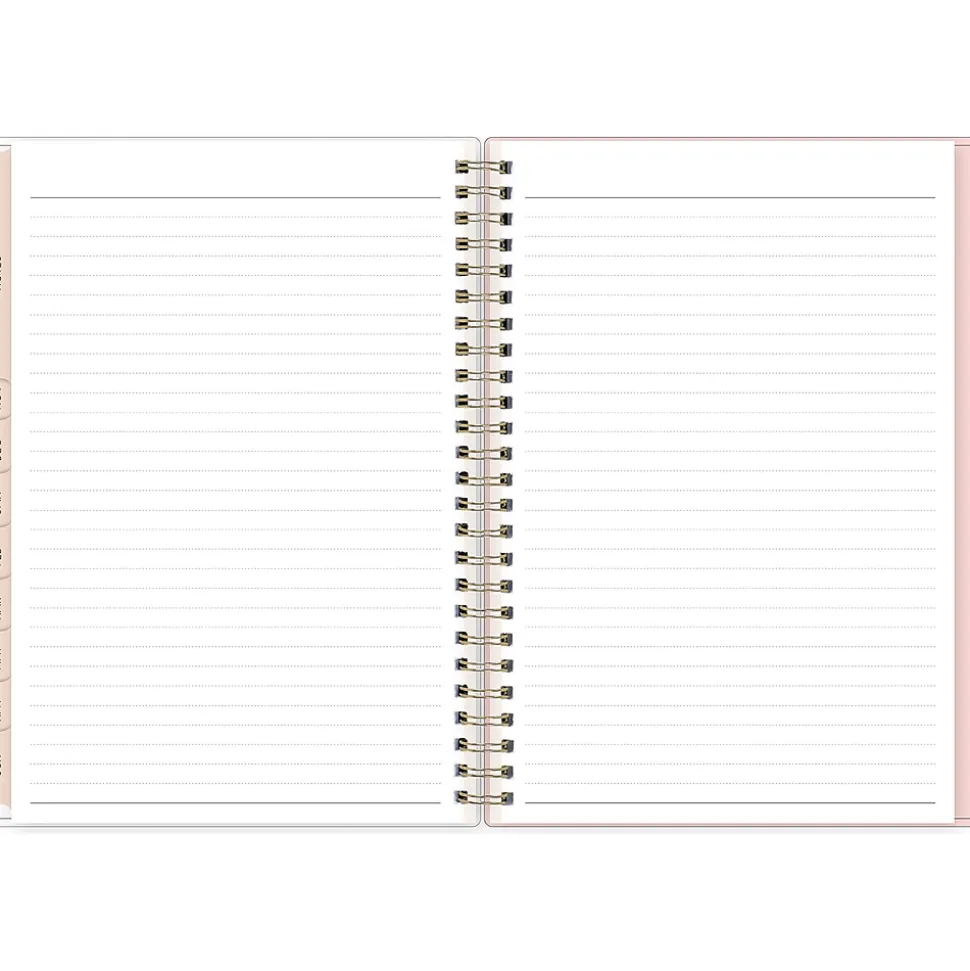 2024-2025 Blue Sky Ivory Paper Co Sammi 5.88" x 8.63" Academic Weekly & Monthly Planner, Plastic Cover, Multicolor (146884)