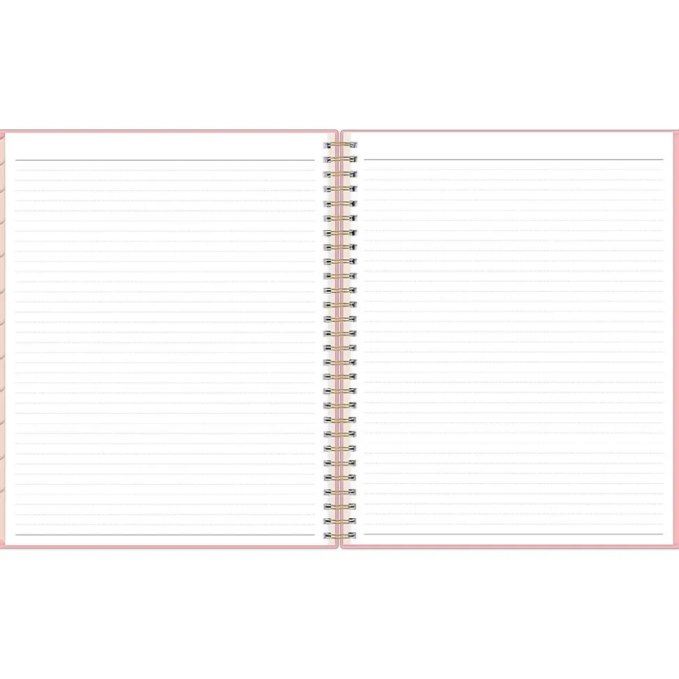 2024-2025 Blue Sky Ivory Paper Co Flamingo Pink 8" x 10" Academic Monthly Planner, Plastic Cover (146896)