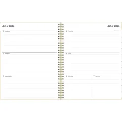 2024-2025 Blue Sky Junie 8.5" x 11" Weekly & Monthly Academic Planner, Plastic Cover, Multicolor (146861)