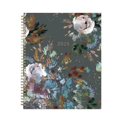 2025 Blue Sky Kelly Ventura Midnight Garden 8.5" x 11" Weekly & Monthly Planner, Plastic Cover, Multicolor (140944-25)