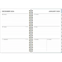 2025 Blue Sky Kiera 5.88" x 8.63" Weekly & Monthly Planner, Plastic Cover, Multicolor (152469)