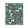 2025 Blue Sky Leafy Lounge 8.5" x 11" Weekly & Monthly Planner, Plastic Cover, Green/Gray (147930)
