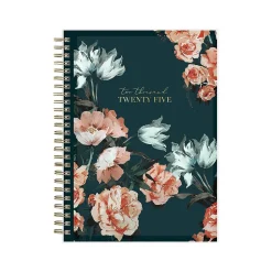 2025 Blue Sky Life-Note It Dania Dark 5.88" x 8.63" Weekly & Monthly Planner, Plastic Cover, Multicolor (139478-25)