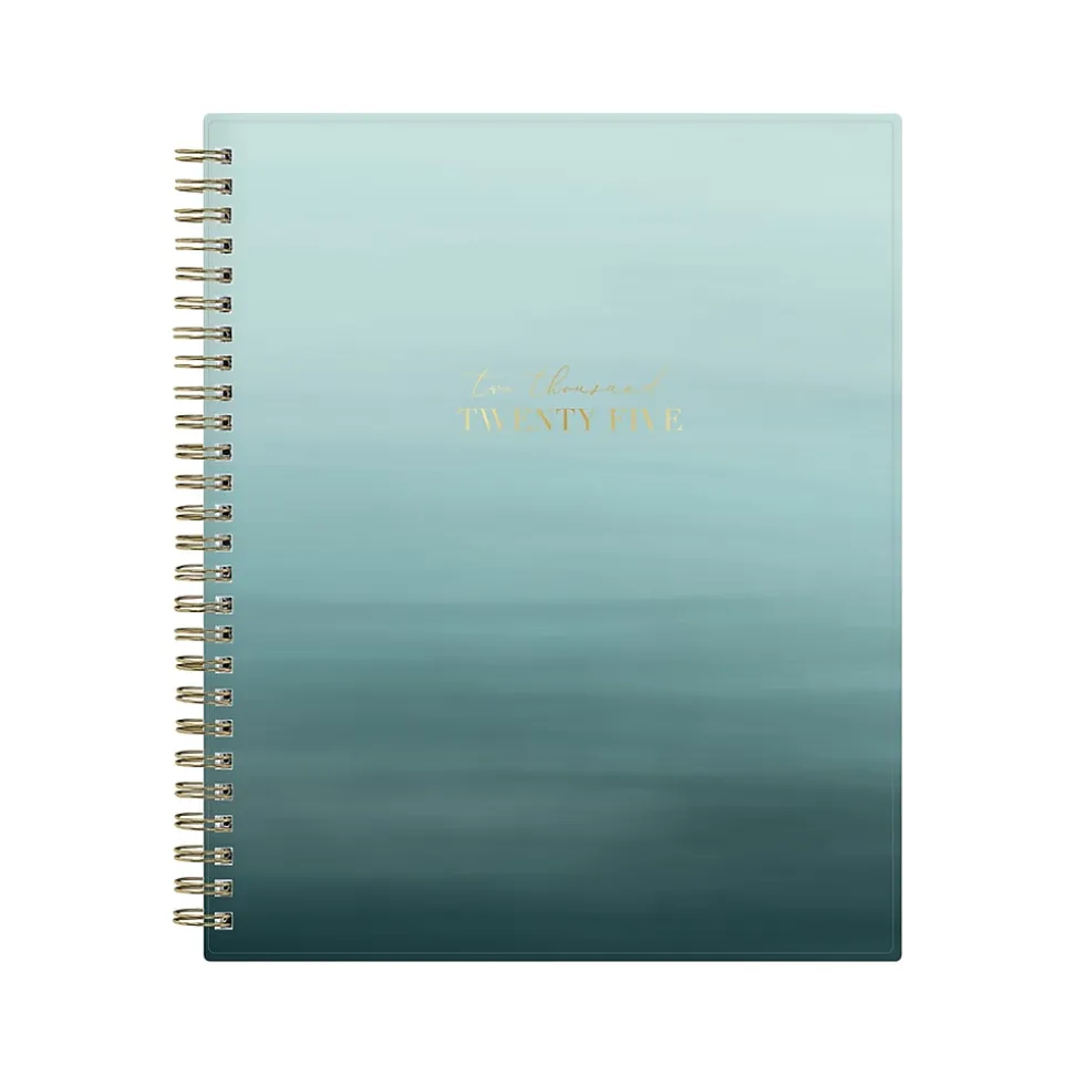 2025 Blue Sky Life-Note It Marina 7" x 9" Weekly & Monthly Planner, Plastic Cover, Blue (139480-25)