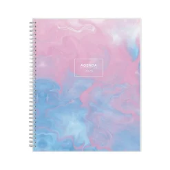 2025 Blue Sky Lucidity 8.5" x 11" Weekly & Monthly Planner, Plastic Cover, Pink/Blue (150785)