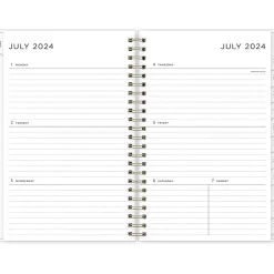 2024-2025 Blue Sky Multicolor Smoke 5" x 8" Academic Weekly & Monthly Planner (133682-A25)