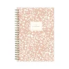 2025 Blue Sky Natalya 5" x 8" Weekly & Monthly Planner, Plastic Cover, Pink/White (148769-25)