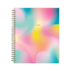 2024-2025 Blue Sky Ombre Map 7" x 9" Academic Weekly & Monthly Student Planner, Plastic Cover, Multicolor (145019)