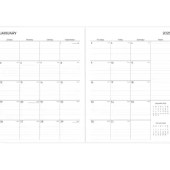 2025 Blue Sky Paradise Again 8.5" x 11" Monthly Planner, Plastic Cover, Multicolor (148459)