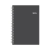 2025 Blue Sky Passages 5.88" x 8.63" Weekly & Monthly Planner, Plastic Cover, Charcoal Gray (100010-25)