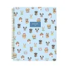 2025 Blue Sky Pooch Party 8.5" x 11" Weekly & Monthly Planner, Plastic Cover, Multicolor (152478)