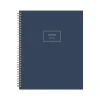 2024-2025 Blue Sky Pucker 8.5" x 11" Academic Weekly & Monthly Planner, Plastic Cover, Navy (146759)