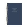 2024-2025 Blue Sky Pucker 5" x 8" Academic Weekly & Monthly Planner, Plastic Cover, Navy (146765)