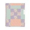 2025 Blue Sky Quilted Garden 8.5" x 11" Weekly & Monthly Planner, Plastic Cover, Multicolor (152481)