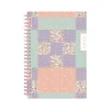 2025 Blue Sky Quilted Garden 5" x 8" Weekly & Monthly Planner, Plastic Cover, Multicolor (152480)