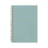 2024-2025 Blue Sky Splatter Dot Jade 5" x 8" Academic Weekly & Monthly Planner, Plastic Cover, Mint/Gold (149044-A25)