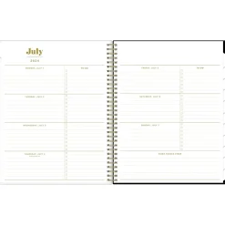 2024-2025 Blue Sky The House That Lars Built Primrose Pink 8.5" x 11" Academic Weekly & Monthly Planner, Black/Pink (149720)