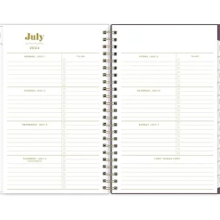 2024-2025 Blue Sky The House That Lars Built Lilac Red 5" x 8" Academic Weekly & Monthly Planner, Multicolor (149845)
