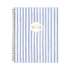 2024-2025 Blue Sky The House That Lars Built Blue Stripe 8.5" x 11" Academic Weekly & Monthly Planner, White/Blue (149846)