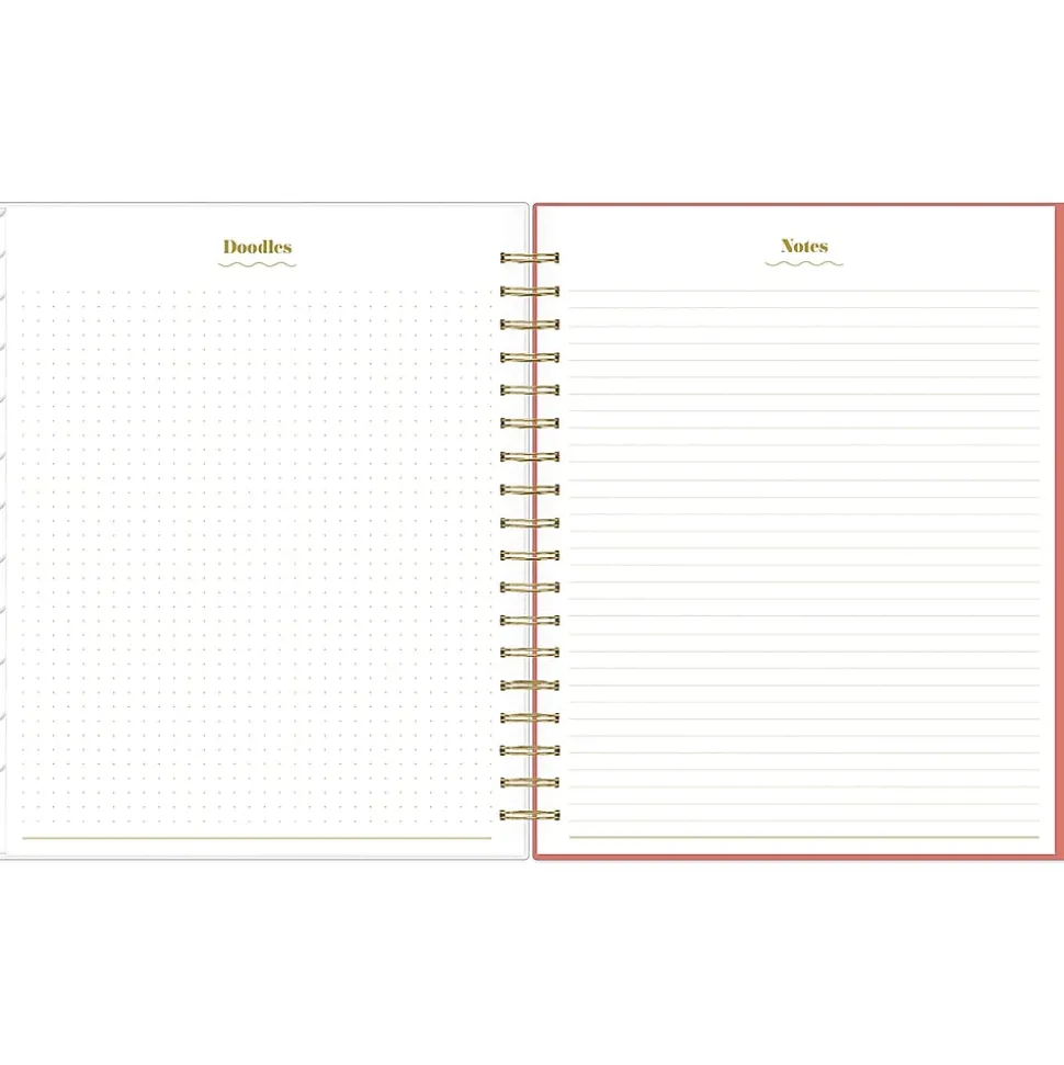 2024-2025 Blue Sky The House That Lars Built Gloria's Zinnias 8" x 10" Academic Daily & Monthly Planner, Plastic Cover