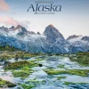 2025 BrownTrout Alaska Wild & Scenic 12" x 24" Monthly Square Wall Calendar (9781975474430)
