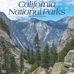 2025 BrownTrout California National Parks 12" x 12" Monthly Square Wall Calendar (9781975474553)