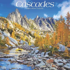 2025 BrownTrout Cascades 12" x 12" Monthly Wall Calendar (9781975474607)