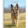 2025 BrownTrout German Shepherds 6" x 7.75" Weekly Engagement Planner, Paper Cover, Multicolored (9781975473143)