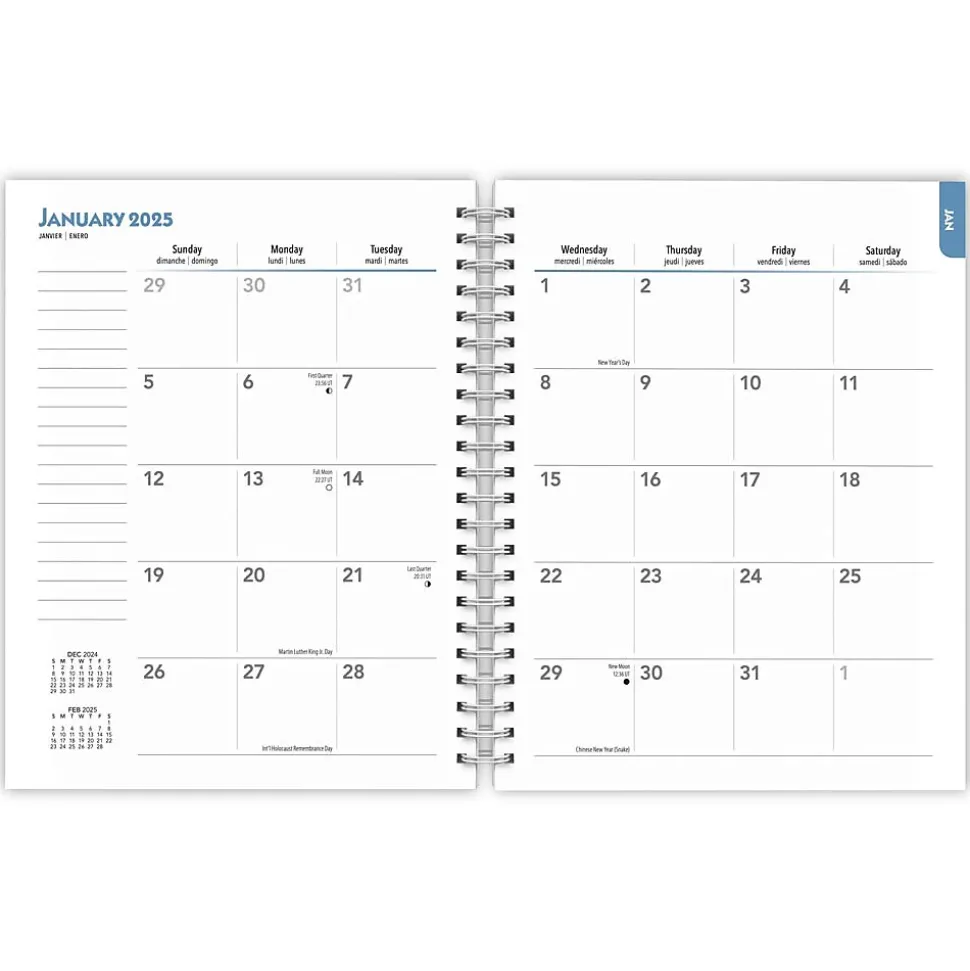 2025 BrownTrout Golden Retrievers 6" x 7.75" Weekly Engagement Planner, Paper Cover, Multicolored (9781975473150)