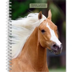 2025 BrownTrout Horse Lovers 6" x 7.75" Weekly Engagement Planner, Paper Cover, Multicolored (9781975473273)