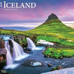 2025 BrownTrout Iceland 12" x 12" Monthly Wall Calendar (9781975476175)