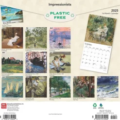 2025 BrownTrout Impressionists 12" x 12" Monthly Wall Calendar (9781975474942)
