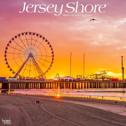 2025 BrownTrout Jersey Shore 12" x 12" Monthly Wall Calendar (9781975474980)