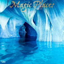 2025 BrownTrout Magic Places 12" x 12" Monthly Square Wall Calendar (9781975475130)